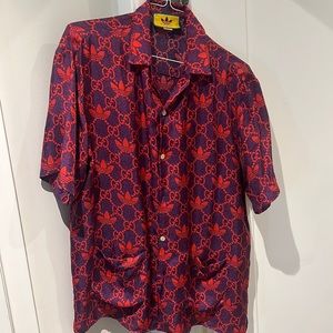 Gucci x Adidas Macro GG Shirt | Authentic